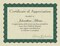Great Papers! Parchment Certificates with Metallic Border, Green Border, 8.5" x 11", Printer Compatible, 100 Count